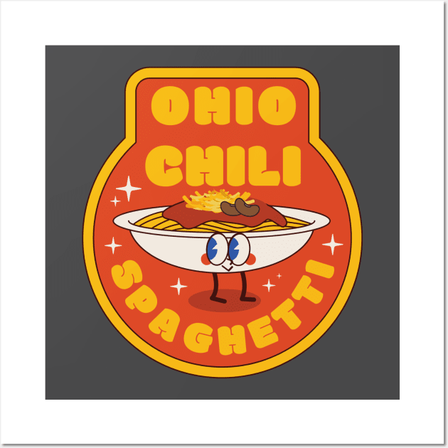 Ohio Chili Spaghetti Wall Art by Summyjaye